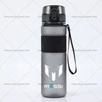 550ml Football Superstar Messi Water Bottle women men Large Capacity Sports Kettle Transparent Cold Water Cup Outdoor Bottle