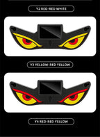 Cool DEMON EYE Ambient Light Solar Powered Breathing Neon Light Car Decoration Rear Windshield Atmosphere Lights Car Accessories