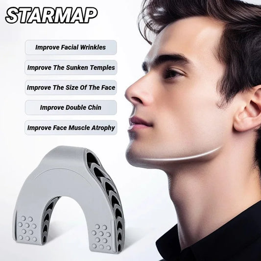 U Shape Face Jawline Exerciser With Three Resistance Levels For Neck Toning