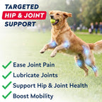 Advanced Glucosamine for Dogs, Hip Joint Supplement Chews Helps Joint Pain Relief - Chewable Treats for Small, Medium, Large Dog