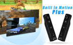 2 in 1 For Nintendo Wii Controller Set Optional Motion Plus Joystick Wireless Remote Gamepad with Silicone Case Video Game
