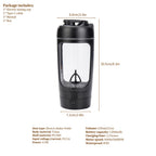 650ml Electric Shaker Bottle Portable Whey Protein Shaker Automatic Stirring Blender Multipurpose Juice Mixer Cups Fitness Work