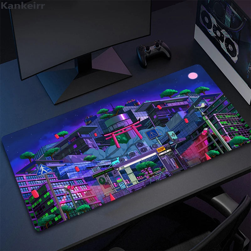 Asus Rog Black Mause Pad Anime Mouse Mats Gaming Computer Desk Mat Mouse Carpet Pc Accessories Gamer Mouse Pad Speed Rubber Mat