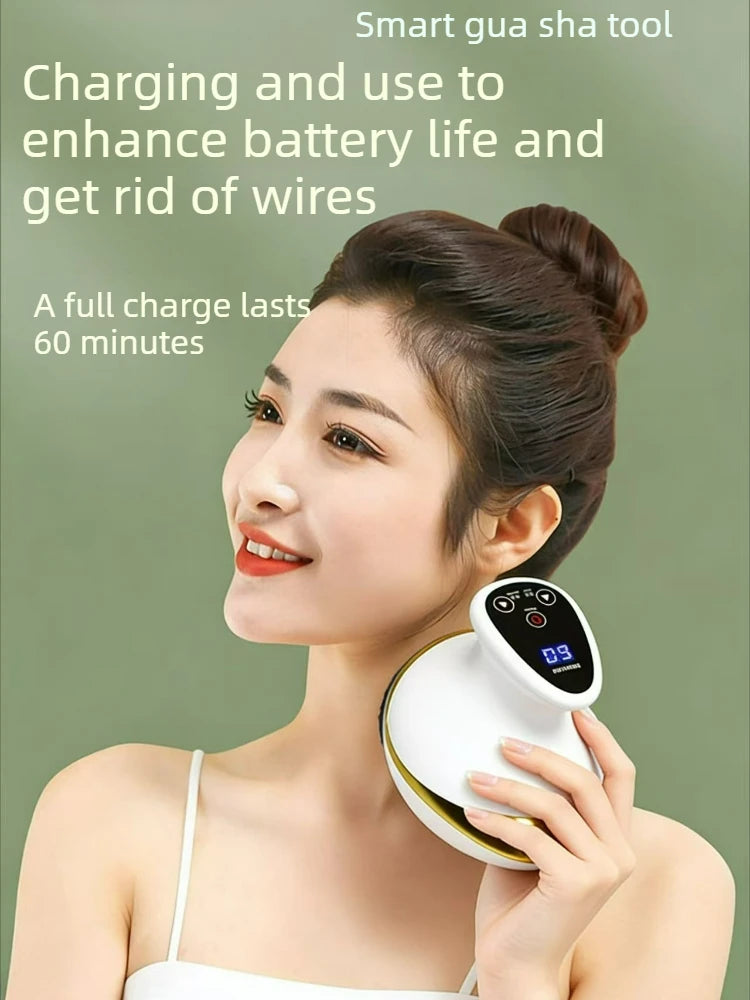Electric Massage Brush, Universal Body Dredging Device, Scraper, Household Abdominal And Back Massager Scraping Device