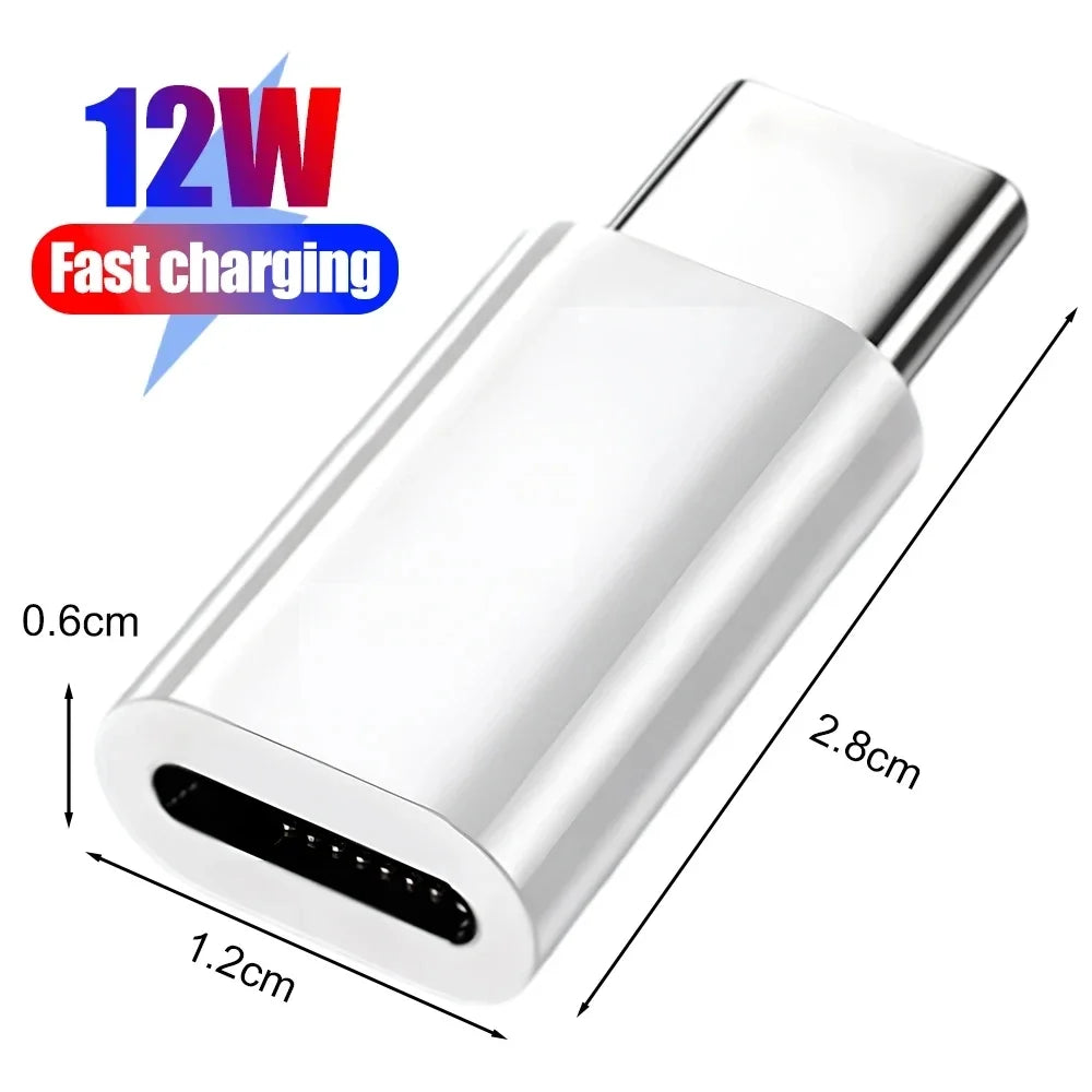 IOS To USB C Fast Charging Adaptador Lightnning To Type C Adapter USB C Data Transfer Converter for IPhone 17 15 Samsung Google