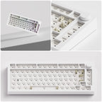 Akko MonsGeek M1 V5 Tri-mode Mechanical Keyboard Barebone Kit VIA 75% 3/5 Pins Customized Hot Swap RGB Rapid Disassemble Gasket
