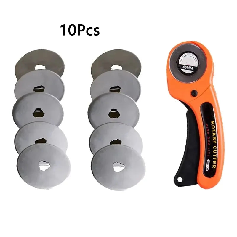 Sewing Rotary Cutter Kit 45mm Rotary Cutter  Cutting Mat Patchwork Ruler Precision Knife for Sewing Quilting Crafts
