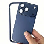 Metal Alloy Frame Bumper Phone Case for IPhone 17 16 15 14 13 12 Pro Change To 18 Pro Shockproof Protective Border Cover
