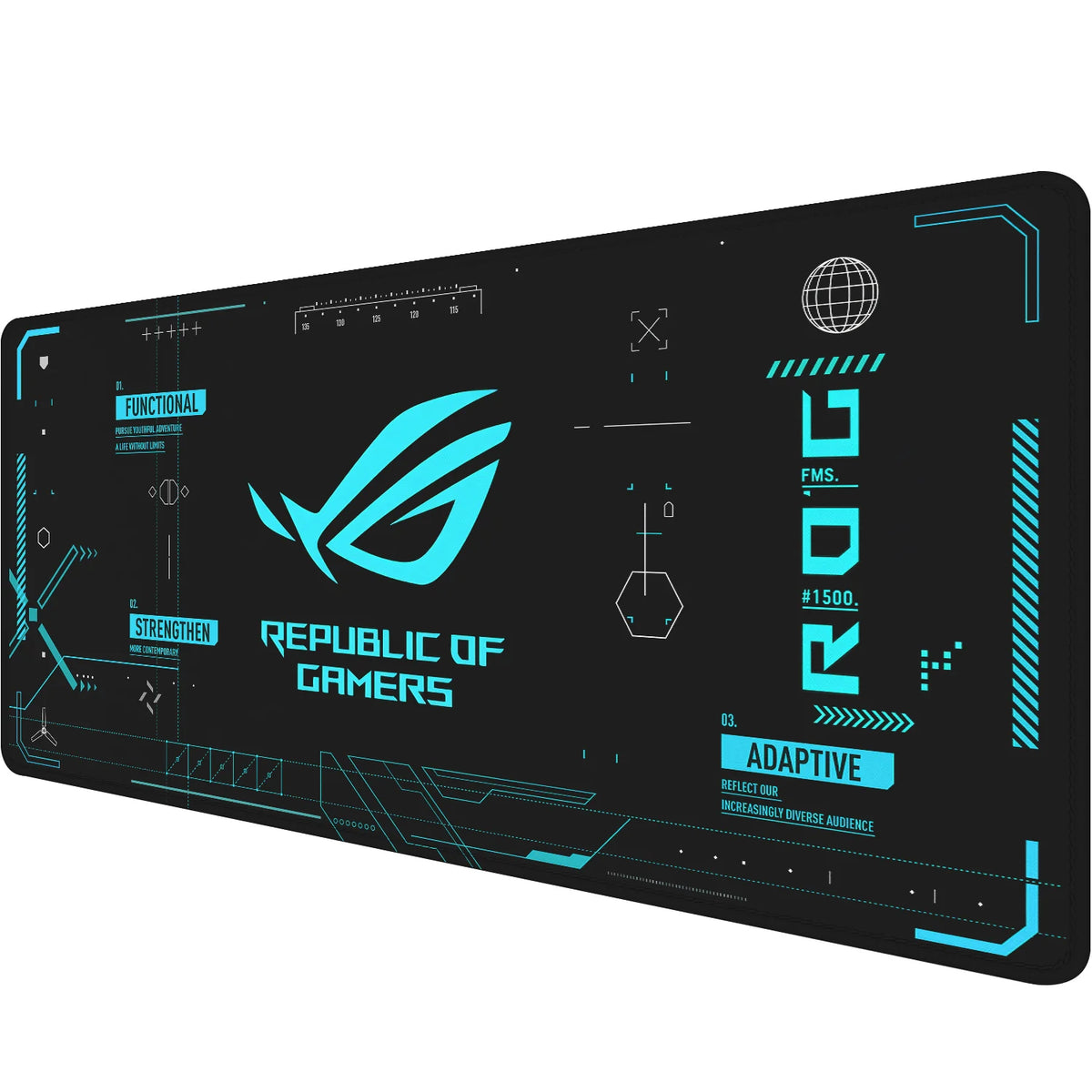 Extended Gaming Mouse Pad | Non-Slip Rubber Base, Stitched Edges