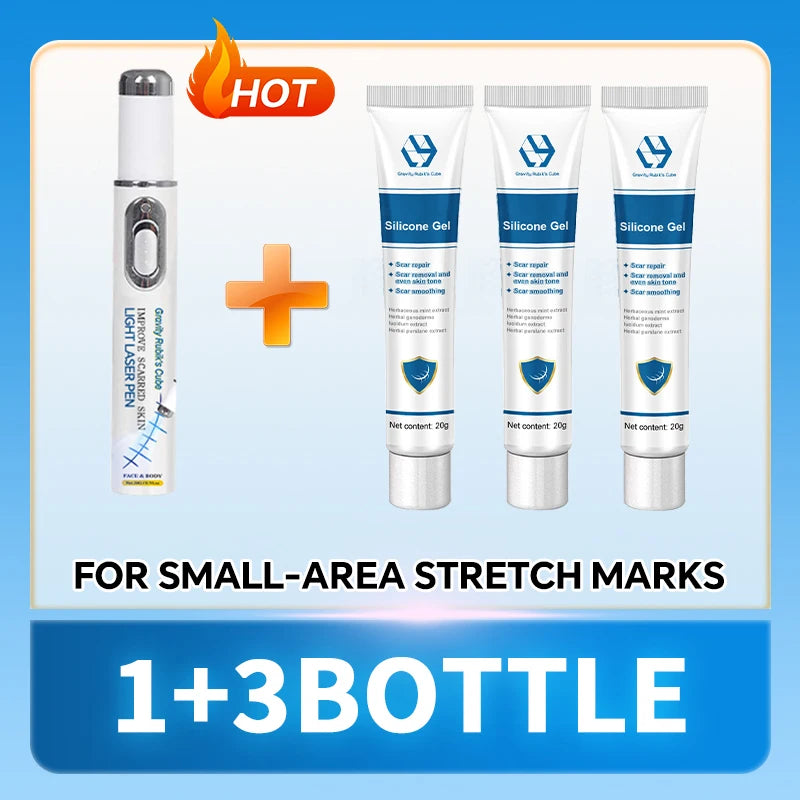 2026 New Blue Light Pen to Solve Body Stretch Marks, Postpartum Skincare Tools