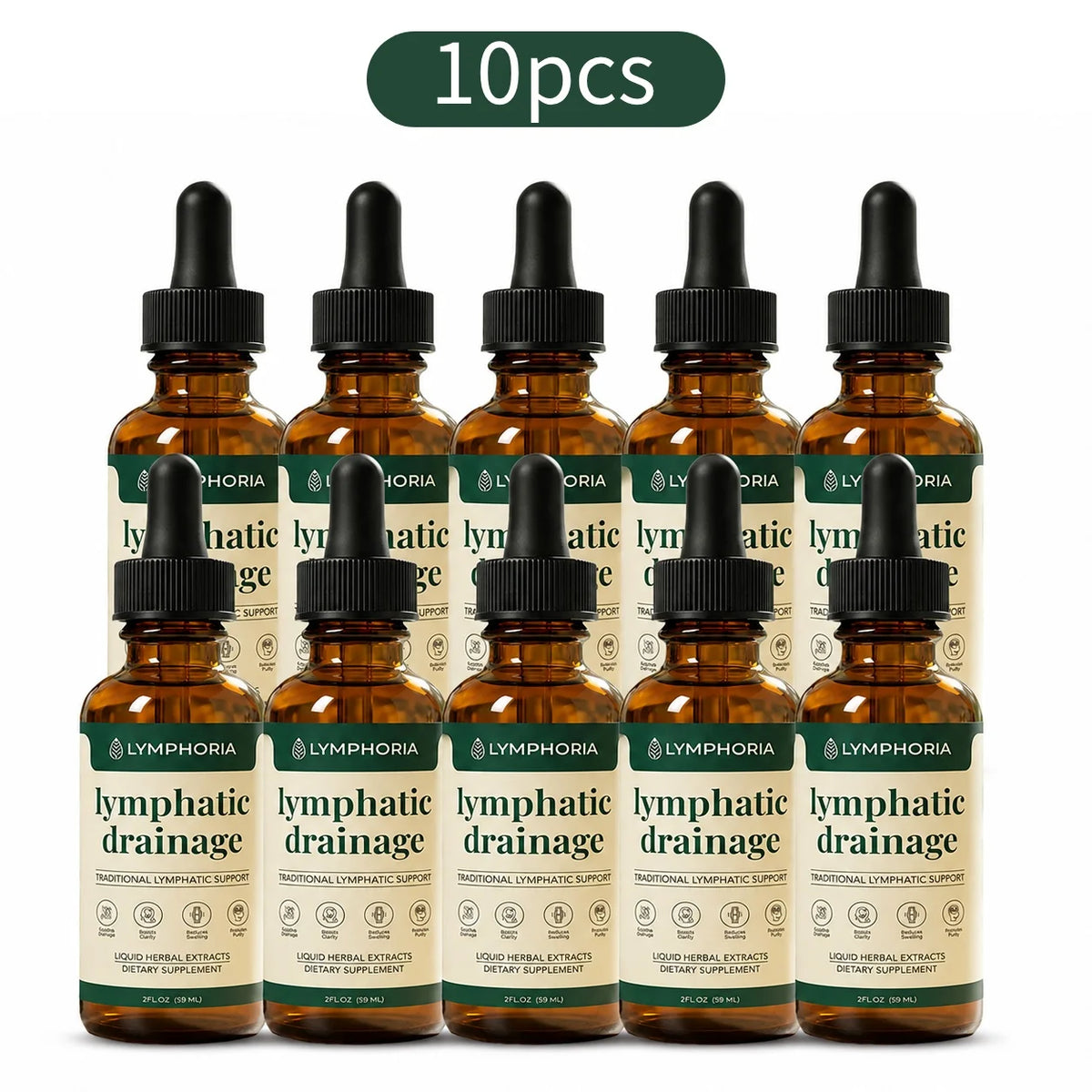 Lymphatic Drainage Drops 60ml Natural Herbal Circulatory Wellness