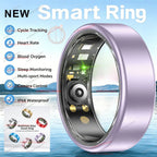 R10 Smart Ring with Charging Case Multi-color Ring Men Women Health Sleep Heart Rate Monitoring IP68 Waterproof Multi-sport Mode