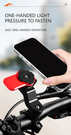 Universal Bicycle Phone Holder, 360° Rotatable and Detachable Motorcycle Holder, Multi-functional Bicycle Handlebar Bracket