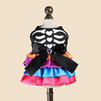 Halloween Costumes Dresses For Dog Elegant Pet Vest With Tutu Skirt Autumn Winter Girl Female Pet Toy Poodle Small Breeds Cat