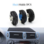 2/3PCS Set Car Front Air Conditioning AC Vent Rolling Wheel For Mercedes BENZ E Class W211 E200 E300 E230 E260 E280 2003-2008