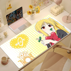 Anime B-Bocchi The Rock! Mouse Pad Large Cute Non-slip Lockedge Desktop Computer Desk Mat Keyboard MousePad Office Gamer Student