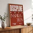 Minimalist Motivational Quotes Inspirational Discipline Art Poster Canvas Painting Wall Prints Picture Room Home Office Decor