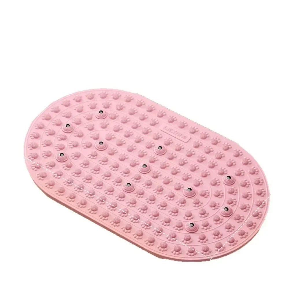 Magnetic Foot Massage Mat Silicone Acupressure Pad Pain Relief Circulation Relaxation Exercise Plantar Foot Care Tools