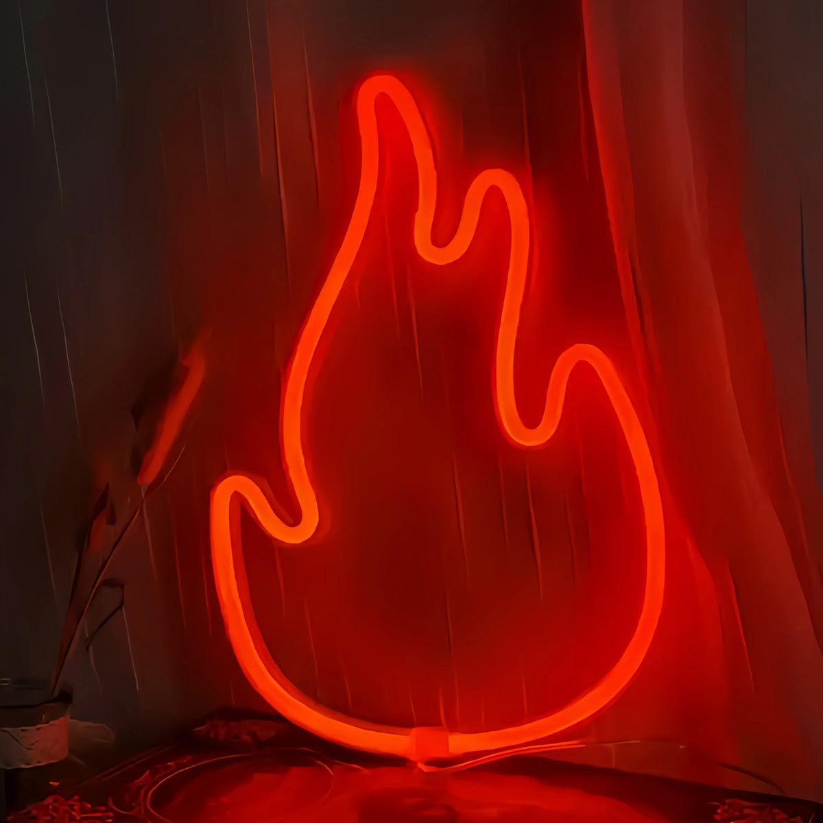 Halloween Bat Spirit LED Neon Wall Decor for Party Gift - Terrifying Atmosphere - USB or Battery Powered