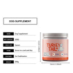 Dog Probiotic Soft Granules with Turkey Tail Mushroom&Vitamin Bacon Flavor Digestive Supplement Gut Health Daily Pet Nutrition