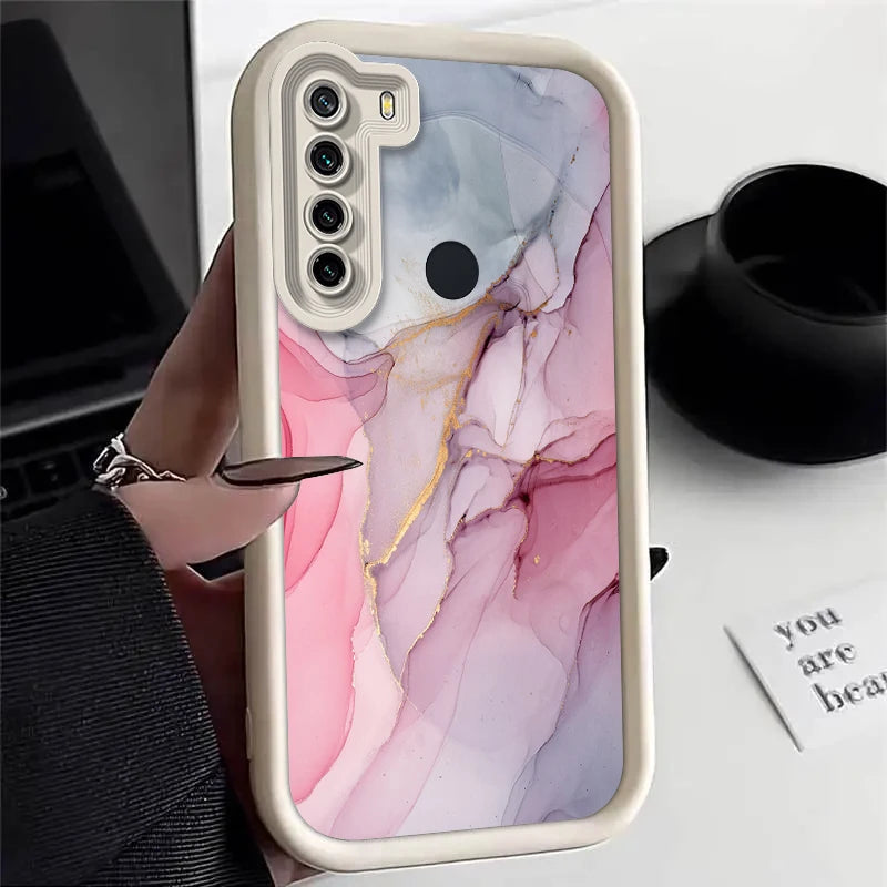 note8pro Marble Silicone Phone Case On For Xiaomi Redmi Note 8 7 9 Pro Max 9s redmi 9 9a 9c 9t note9 note7 Luxury Cover