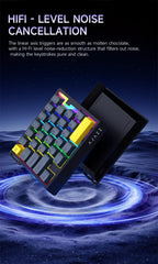 AJAZZ AK029 Wired One-Handed Gaming Keyboard HE Magnetic Switch 29 Key RGB 8000Hz Mini Mechanical Keyboard for E-sports PC Gamer
