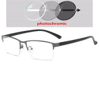 Semi-Rimless Steampunk Shortsighted Prescription Glasses Women Men Anti Blue Rays Computer Myopia Spectacles 0 -0.5 -0.75 To -6