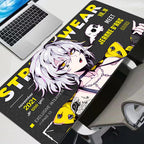 Anime pretty girl Mouse pad professional eSports game players Speed Lock Edge Rubber rug Game Desk Mousepad Keyboard Mat