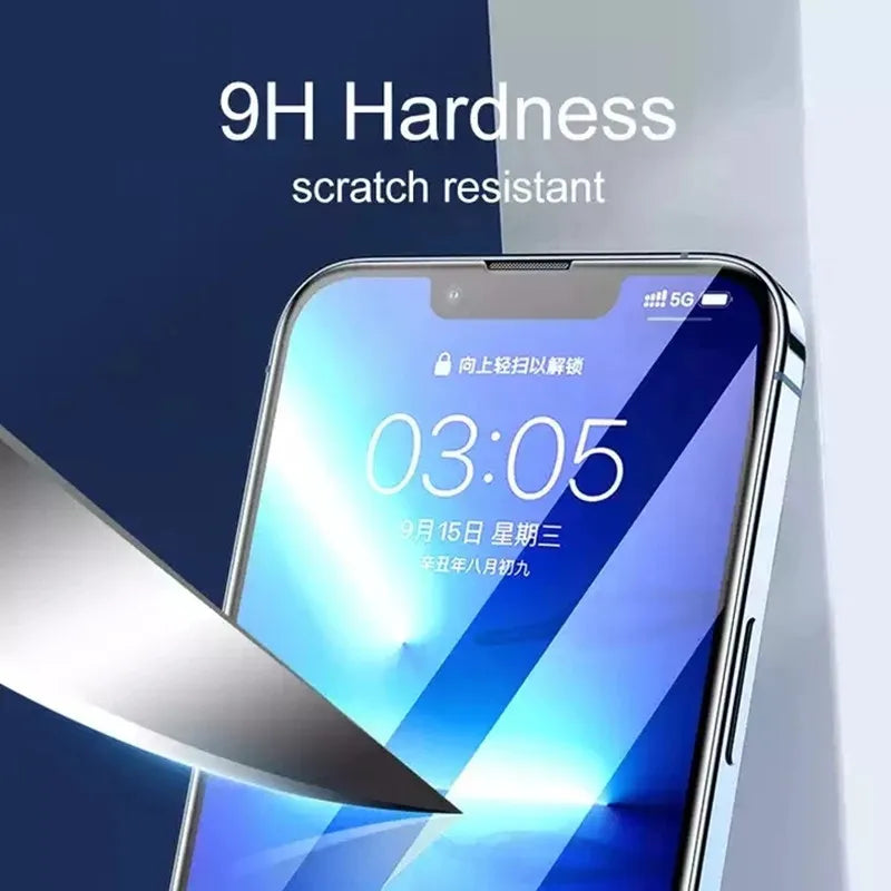 9D Tempered Glass 3-10PCS for iPhone 17/16/15/14/13/12/11 Pro Max,X/XS/XR/14/15/16/17 Air – Anti Fingerprint Screen Protector