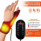 Heating Massage Finger Braces 3 Levels Hot Compress Massage Finger Brace Hand Finger Protector Massage Instrument Spa