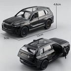 1:36 Scale Alloy SUV Simulation Toy Car, Reaction Off-Road Car, Openable Model Car, OPP Bag Packaging