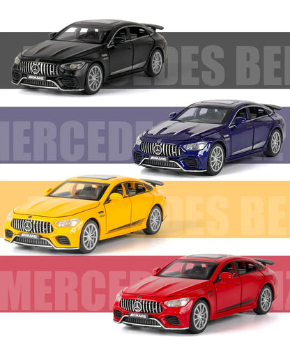 1:32 Mercedes Benz AMG GT63  Sports Car Alloy Diecast Car Model Sound Light Pull Back Toys Ornaments Gift For Children Collect