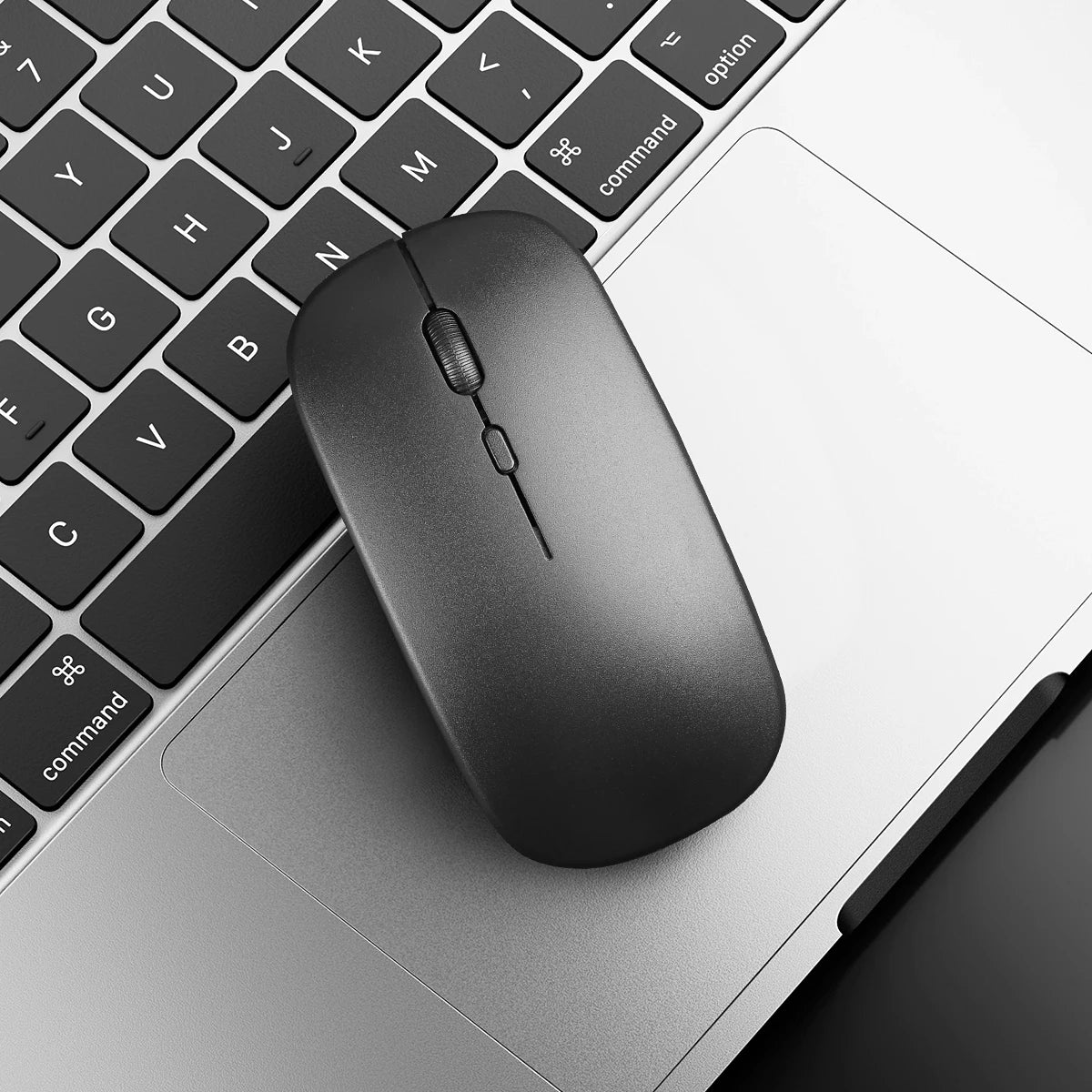 Wireless Mouse Dual Modes Bluetooth-compatibl 2.4G Portable Office Mouse for Laptop Notebook PC MacBook Battery Gaming Mouse