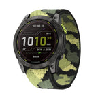 22mm 26mm QuickFit Nylon Loop Strap For Garmin Tactix 7 AMOLED Delta Bravo Band For Garmin Fenix 7X 6 PRO 5 3 Braided Watchbands