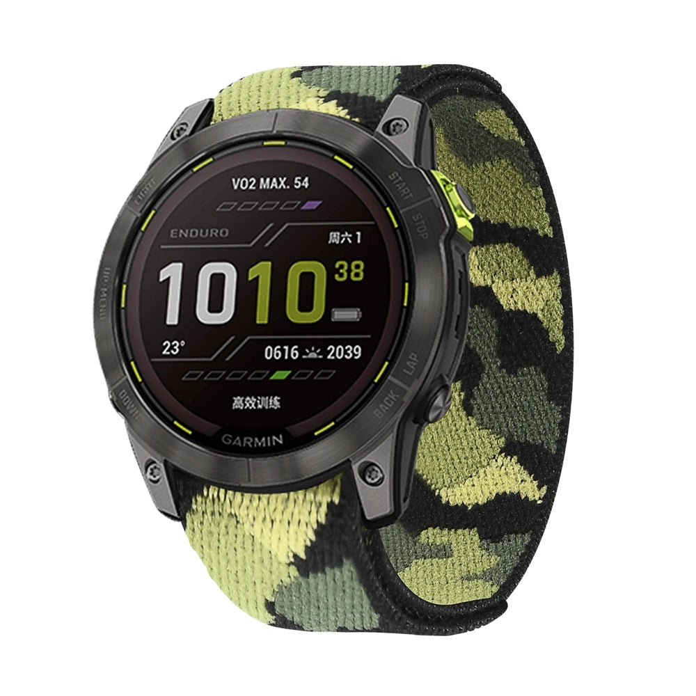 22mm 26mm QuickFit Nylon Loop Strap For Garmin Tactix 7 AMOLED Delta Bravo Band For Garmin Fenix 7X 6 PRO 5 3 Braided Watchbands