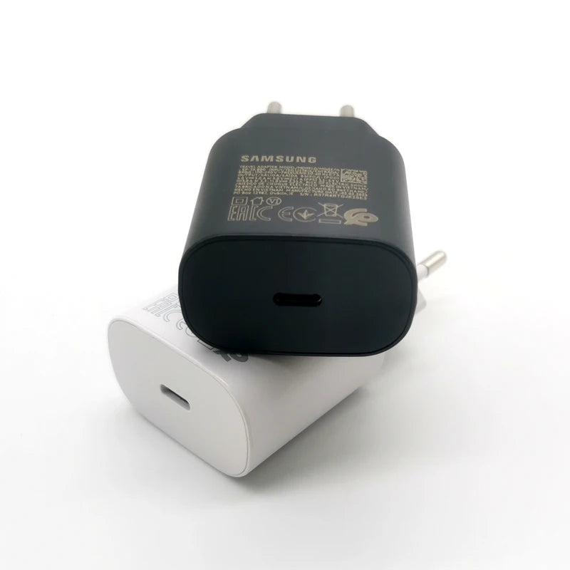 Samsung 25W PD Super Fast Charger Power Adapter Type C Cable For Galaxy Z Flip Fold 6 5 4 3 2 S20 S21 S22 S23 S24 Note 20 Ultra
