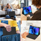 Case for Xiaomi Pad 7 /8 11.2" Bluetooth Keyboard Case for Xiaomi Pad 7/8 Pro 11.2" Wireless Bluetooth Removable Keyboard Case