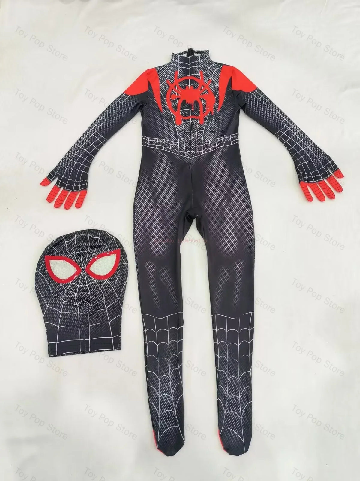 Popular Web Slinger Superhero Zentai Suit Full Coverage Cosplay Bodysuit Halloween Themed Outfit Collectible Attire for Holiday