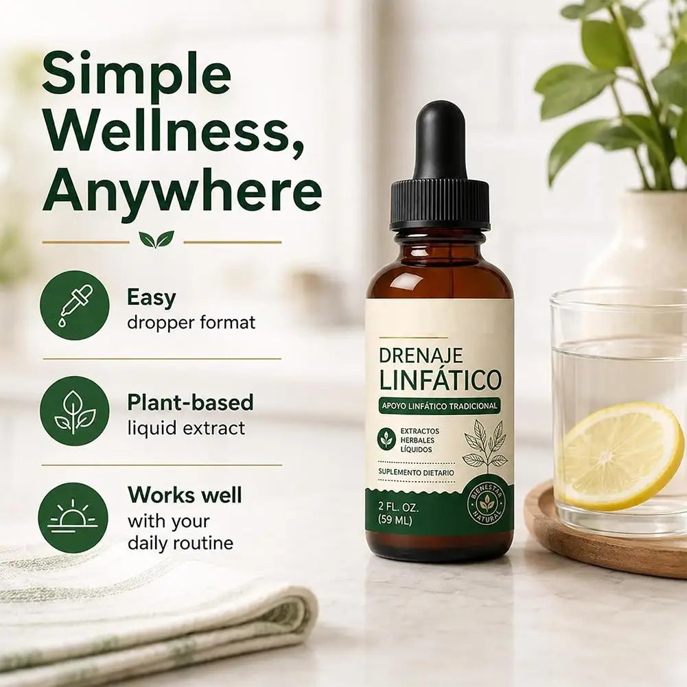 59ml Natural Plant Extracts Body Care Ampoule Serum,For Relieve Swelling ,Body Circulation Daily Care Lymphatic Drainage Drops