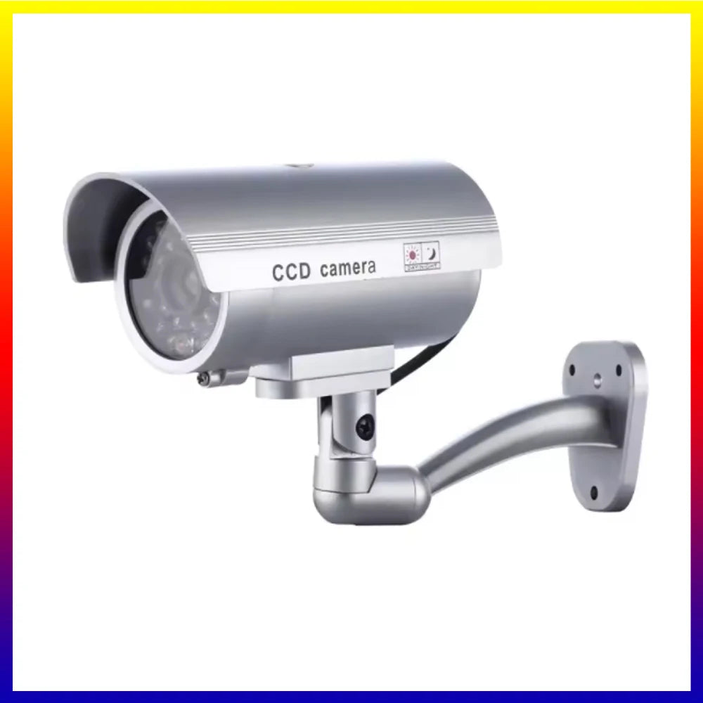 SNQP Fake Camera Dummy Waterproof Security CCTV Surveillance Camera With Flashing Red Led Light Outdoor Indoor