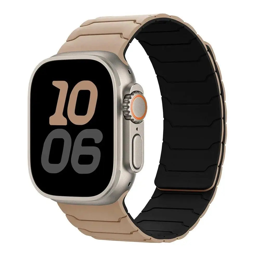 Magnetic Strap Silicone Bracelet For Apple Watch ultra 3 2 49mm 45mm 44mm 40mm 42mm 46mm 41mm 38mm IWatch Series 11 10 SE 9 8 7