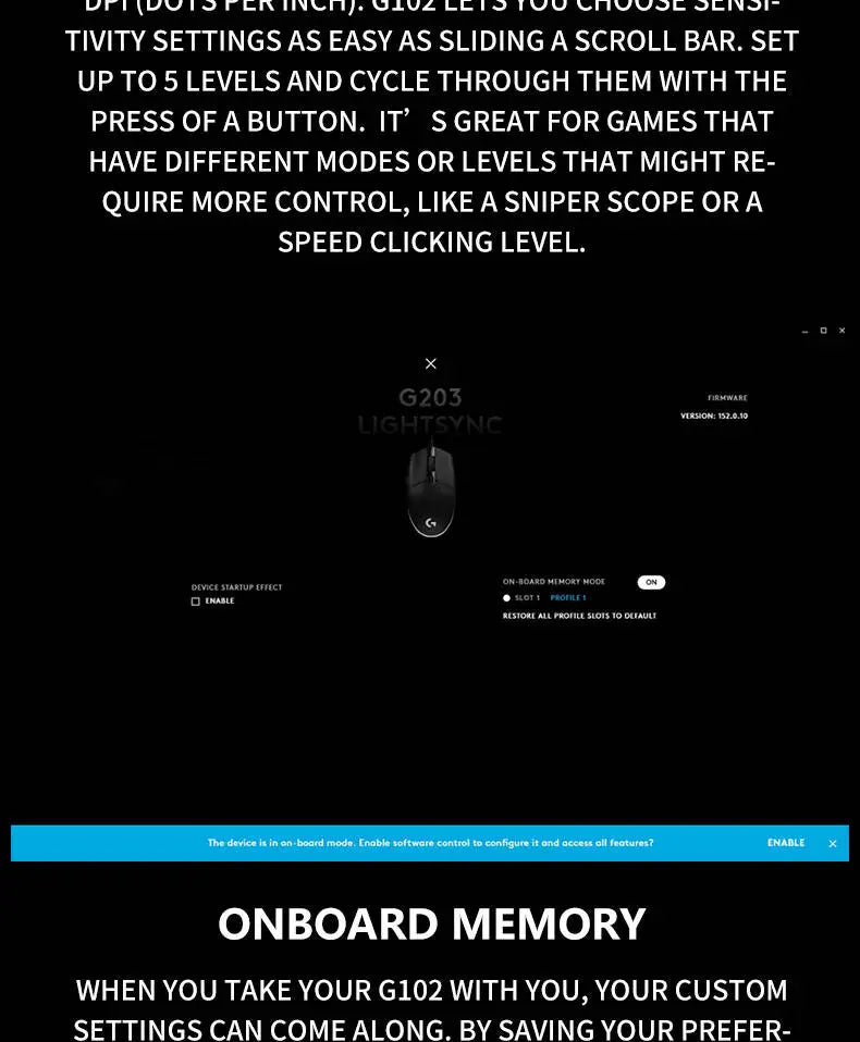 g102 Logitech G102/g203/g402 Logitech G102 Wired Gaming Mouse, Adjustable 200-8000 DPI, Comfort Grip, RGB Backlit for PC Laptops