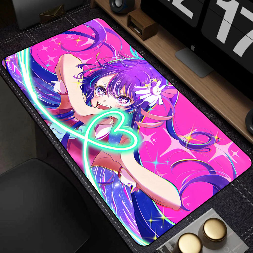 Gaming Accessories Mause Pads Oshi No Ko Hoshino Ai Computer Mouse Pad Carpet Kawaii Girl Deskmat Keyboard Pads коврики для мыши