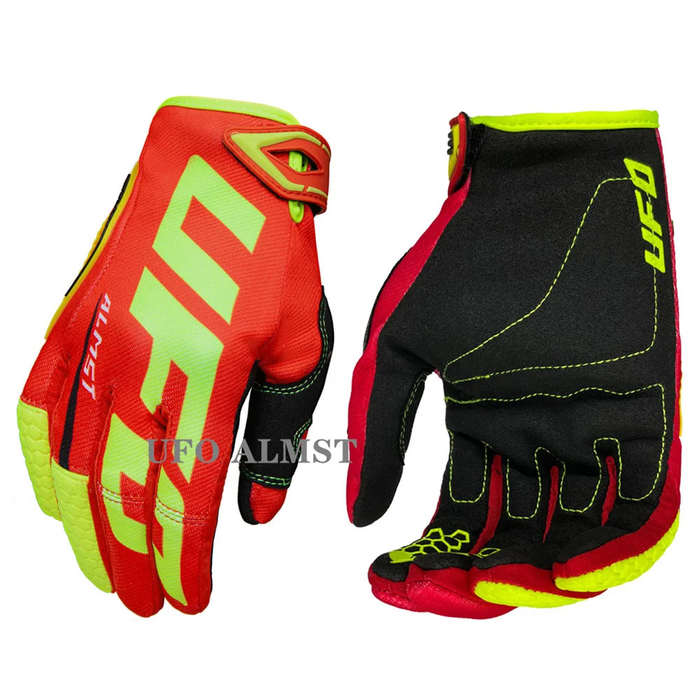 UFO Almst Off-Road Motorcycle Gloves Enduro Shockproof Mens Racing Guantes Moto Cross Luvas Motorbike MX ATV Gloves for Summer