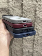 Matte Magnetic Original Phone Case For iPhone 18 Air 17 16 15 14 12 11 13 Pro Max 16e Plus For Magsafe Wireless Charging Cover