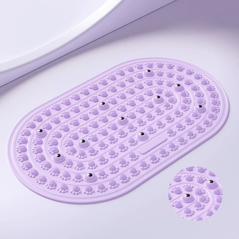 Magnetic Foot Massage Mat Silicone Acupressure Pad Pain Relief Circulation Relaxation Exercise Plantar Foot Care Tools