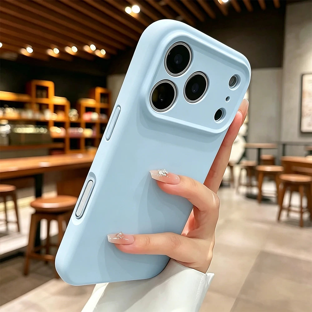 Case For iPhone 18 Pro Max Cases iPhone 17 Case Luxury Matte Candy Color Soft Phone Case For iPhone 16 Plus 15 14 13 12 11 Funda