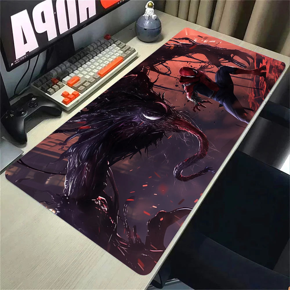 Super Hero S-Spider-Mans Mousepad HD Printing Computer Gamers Locking Edge Non-slip Mouse Pad XXL90x40cm Keyboard PC Desk Pad