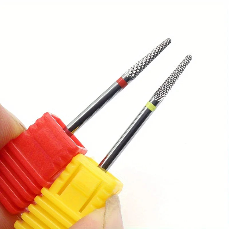 3/32" Quality Professional Tungsten Carbide Dead Skin Remover Nail Drill Bits Safe Carbide Nail Cleaning Drill Bit For Dead Skin