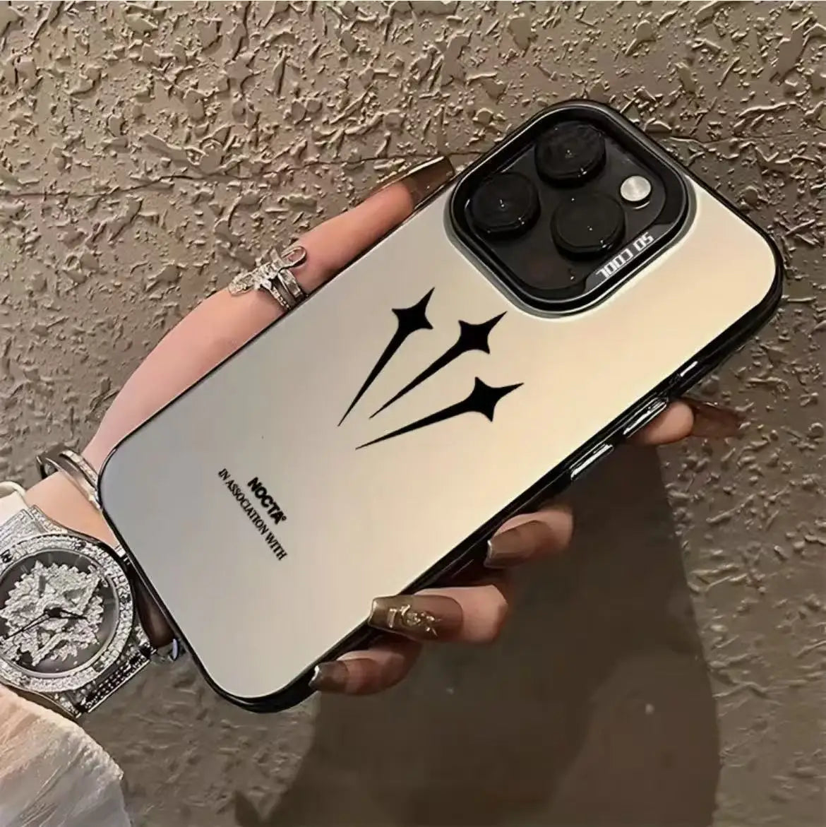 Simple Stylish Patterned Phone Case For iPhone 17 Air 16 E 15 14 13 12 11 Pro Max Plus MINI Y2K Anti-fall Shockproof IMD Cove